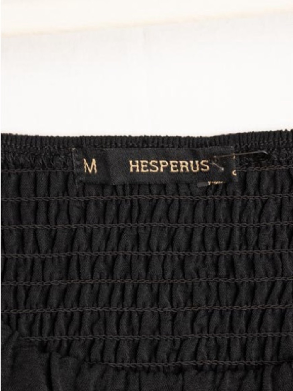 Hesperus Black Smocked Top/Dress - Picture 3 of 3